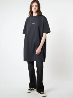 Acne Studio - Logo T-Shirt Dress in Black