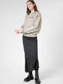 Acne Studios - Blurred Logo Sweater in Faded Grey