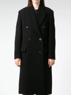 Acne Studios - Double-Breasted Wool Coat in Black