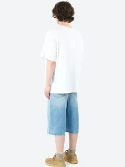 Acne Studios - Edra U Sticker T-Shirt in Optic White