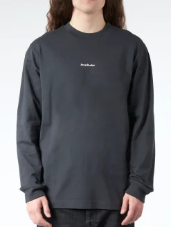 Acne Studios - Erwin L Stamp Logo Long Sleeve T-Shirt in Black