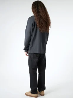 Acne Studios - Erwin L Stamp Logo Long Sleeve T-Shirt in Black