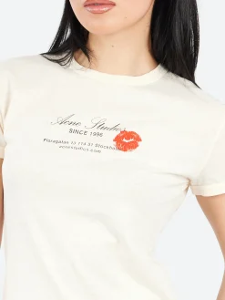 Acne Studios - Etza Business Card T-Shirt in Pearl Grey