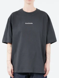 Acne Studios - Exford U Stamp Logo T-Shirt in Black