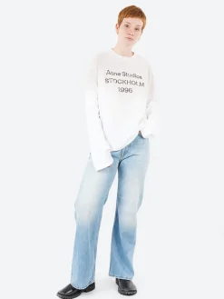 Acne Studios - 2021F Loose Fit Jeans in Light Blue