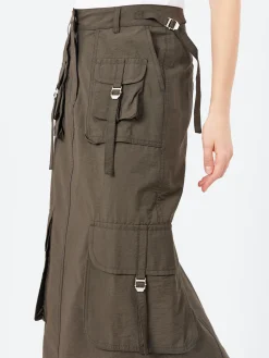 Acne Studios - Ilanta Tech Cargo Skirt in Dark Grey