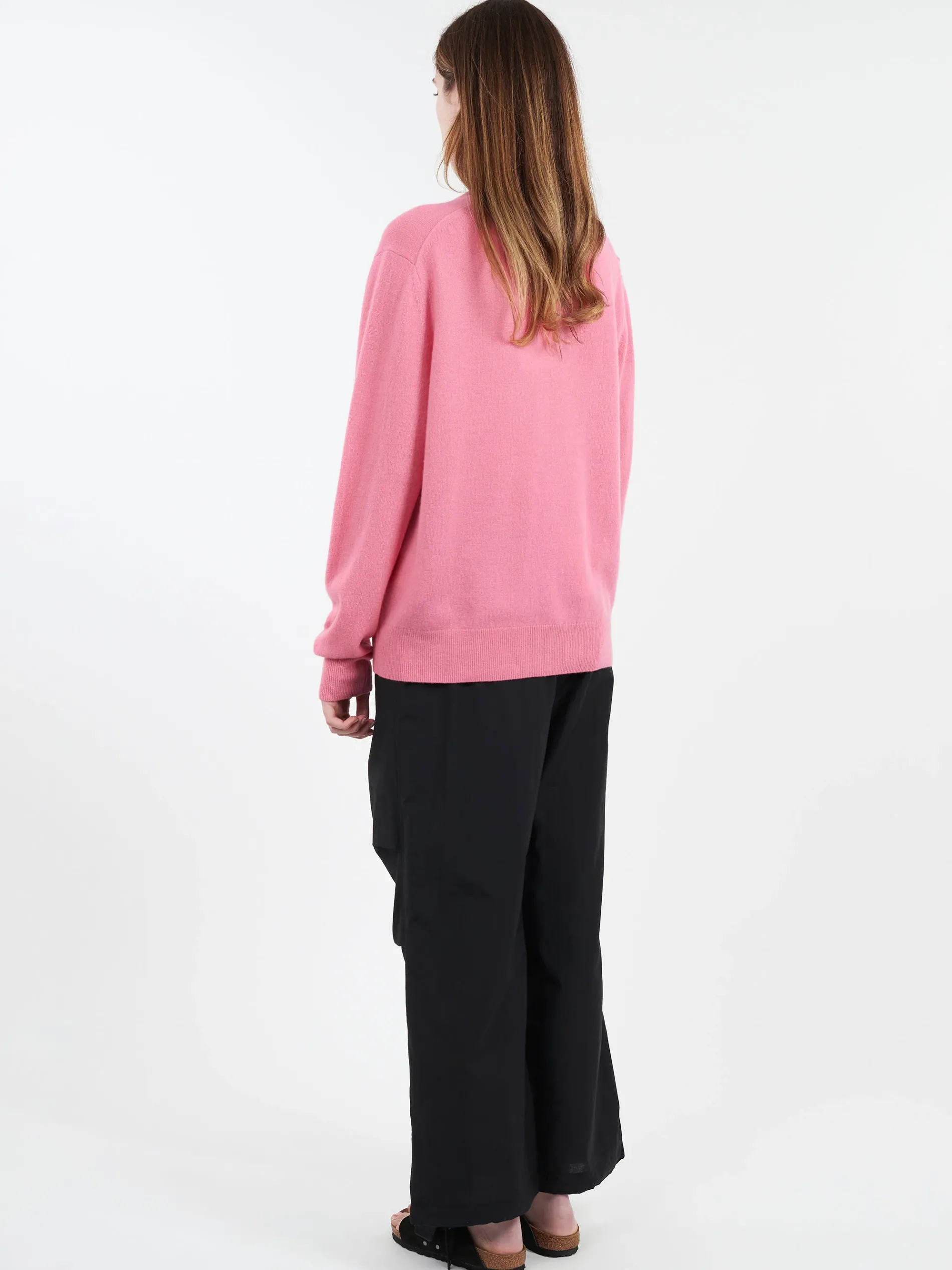 Acne Studios - Kalon Crystal Core Crewneck in Tango Pink