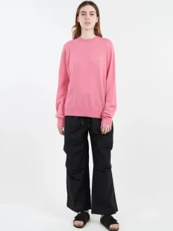 Acne Studios - Kalon Crystal Core Crewneck in Tango Pink