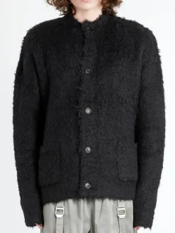Acne Studios - Kalpafa Hairy Cardigan in Black