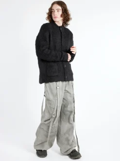 Acne Studios - Kalpafa Hairy Cardigan in Black