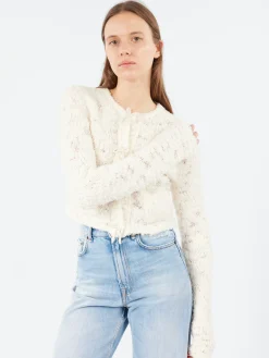 Acne Studios - Kitarsi Towel Cardigan in White