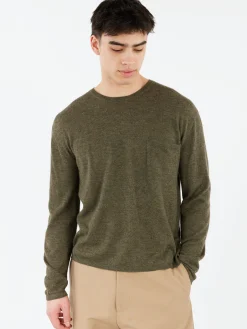 Acne Studios - Kluna Cashmere Crewneck in Khaki Green