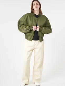 Acne Studios - Onad Nylon Bomber in Hunter Green