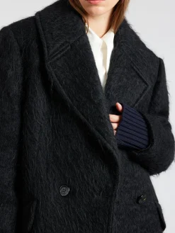 Acne Studios - Opeala Messy Hair Coat in Black