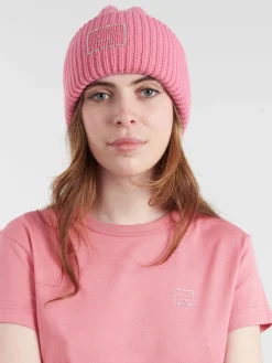 Acne Studios - Pansy Crystal Core Beanie in Tango Pink