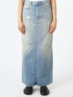 Acne Studios - Philo Trafalgar Denim Skirt in Light Blue
