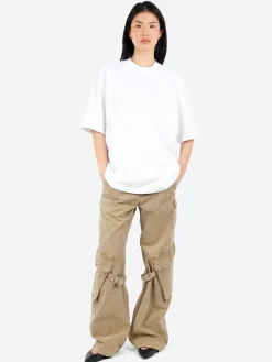 Acne Studios - Potinal Cotton Canvas Cargo Trousers in Washed Beige