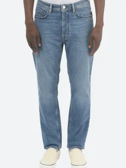 Acne Studios - River Slim Tapered Jeans in Mid Blue