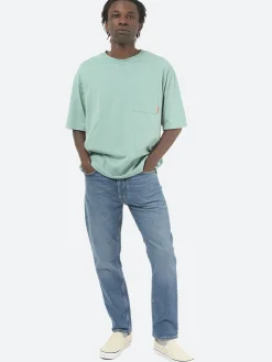 Acne Studios - River Slim Tapered Jeans in Mid Blue