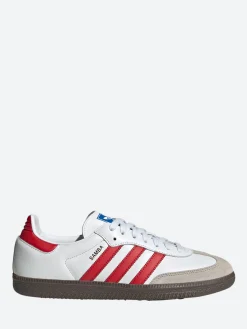 Adidas Originals - Samba OG in White and Scarlet