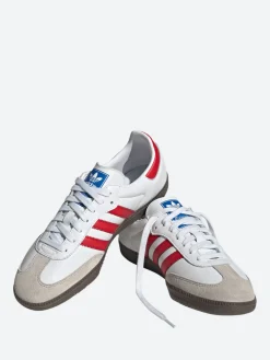 Adidas Originals - Samba OG in White and Scarlet