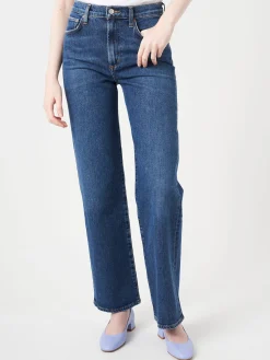 AGOLDE - Harper Straight Jean in Tempo (Saturated Deep Indigo)