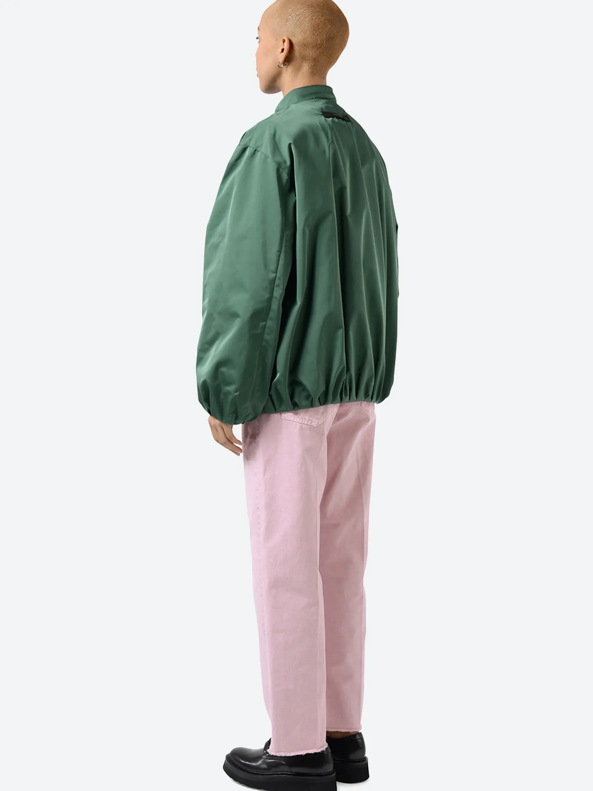 Ahirain - Bomber Jacket in Bayleaf Green