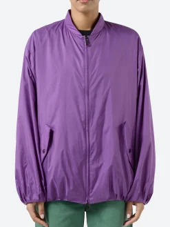 Ahirain - Bomber Jacket in Jacarda Flower (Purple)
