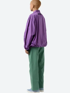 Ahirain - Bomber Jacket in Jacarda Flower (Purple)