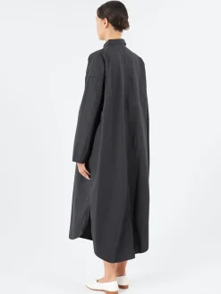 Album di Famiglia - Long Shirt Dress TC in Black