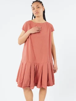 Album Di Famiglia - Low Waisted Dress TC in Coral