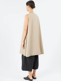 Album di Famiglia - Sleeveless Tunic TC in Stone