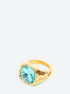 Alhaja- Amalfi Ring in Blue and Gold