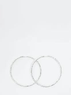 Alhaja- Flamenco XL Hoop in Silver