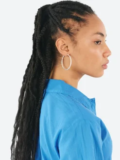 Alhaja- Flamenco XL Hoop in Silver