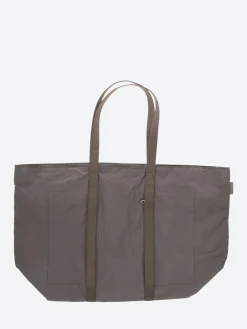 Amiacalva - Large Gabardine Tote in Grey