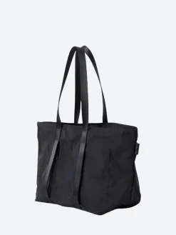 Amiacalva - Medium Gabardine Tote in Black