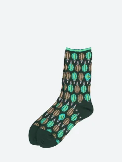 Antipast - Floating Drop Crew Sock in Green