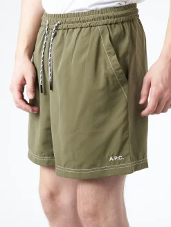 A.P.C. - Bobby Shorts in Dark Green