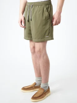 A.P.C. - Bobby Shorts in Dark Green