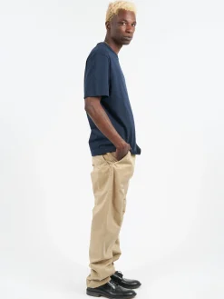 A.P.C. - Boxy Petit VPC T-Shirt in Dark Navy and Ecru