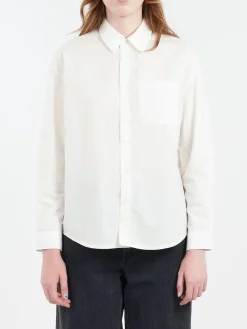 A.P.C. - Boyfriend Brodee Shirt in White