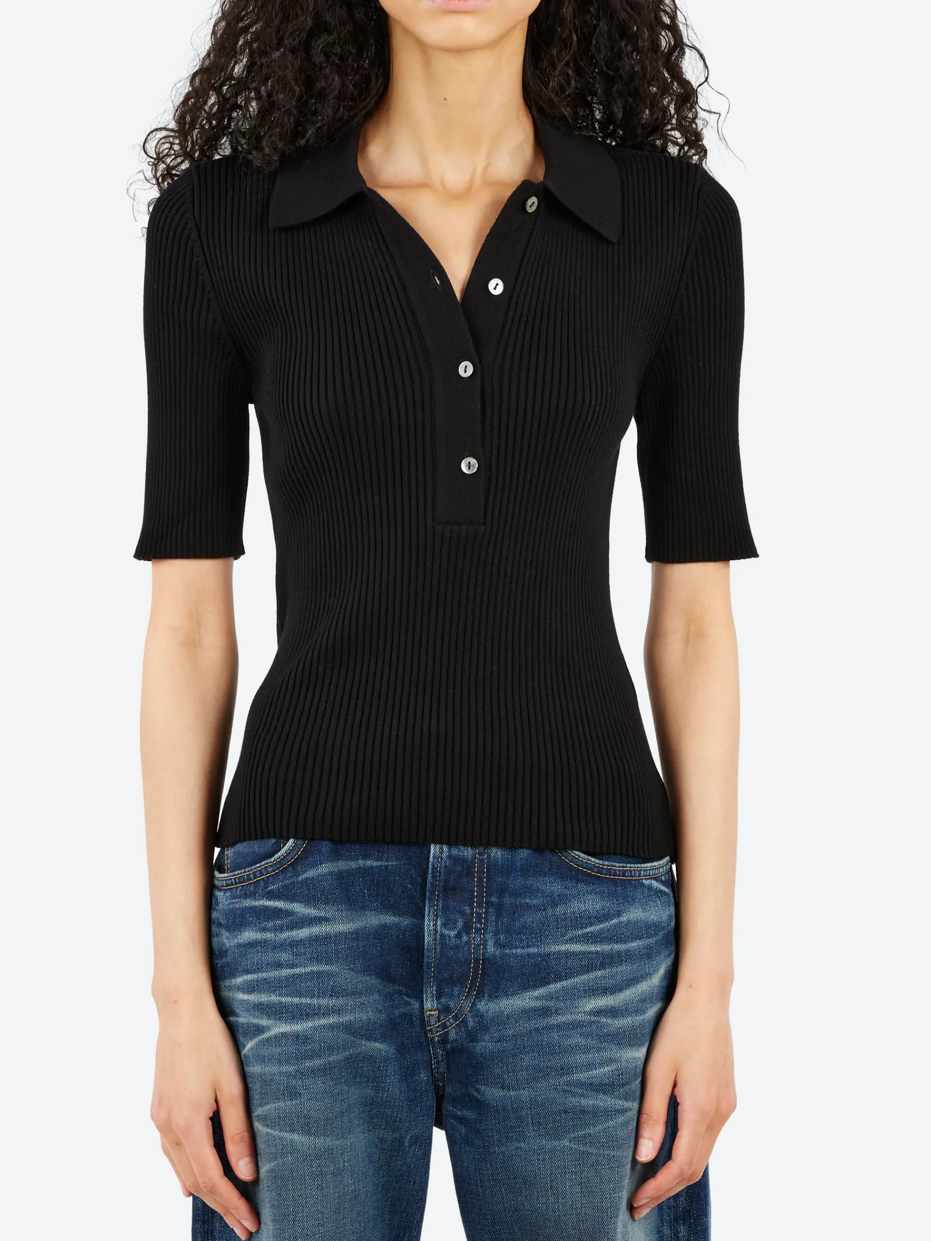 A.P.C. - Danae Polo in Black