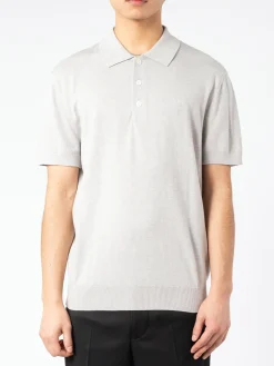 A.P.C. - Gregory Polo in Heather Light Grey