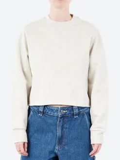A.P.C. - Label F Sweatshirt in Heathered Ecru