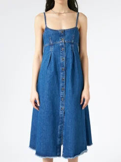 A.P.C. - Malibu Dress in Washed Indigo