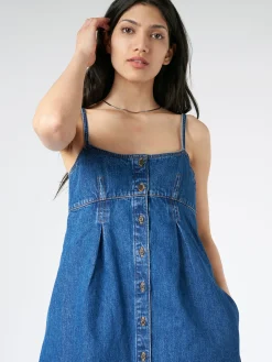 A.P.C. - Malibu Dress in Washed Indigo