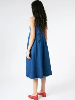 A.P.C. - Malibu Dress in Washed Indigo
