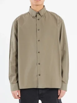 A.P.C. - Mateo Logo Shirt in Kaki