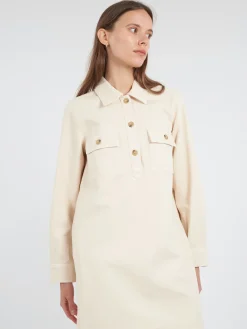 A.P.C. - Mia Dress in Ecru